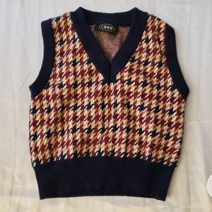 Cider Patterned Sweater Vest